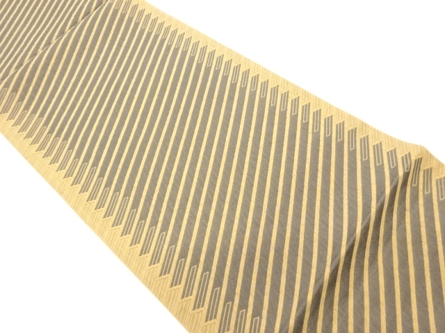 JAPANESE FUKURO OBI / WOVEN DIAGONAL STRIPE